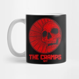 skull red the cramps Mug